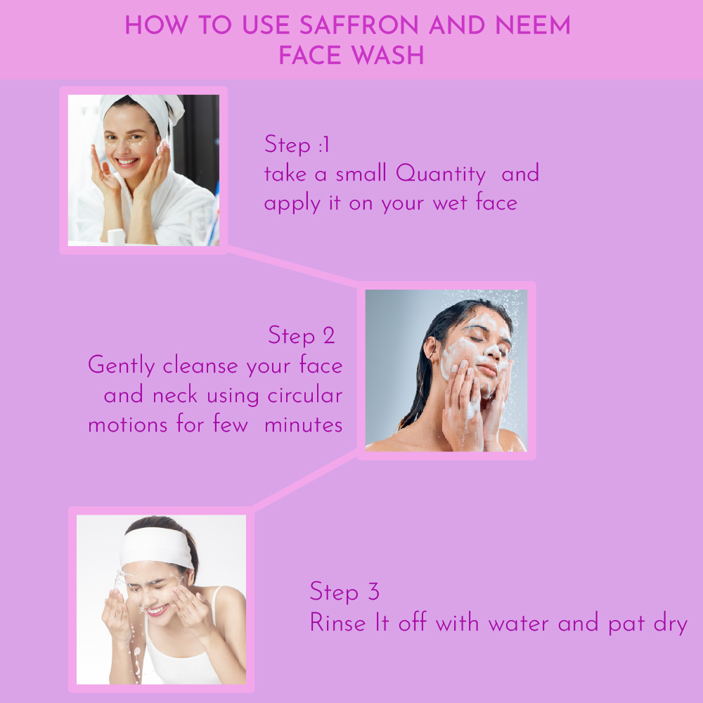 Saffron & Neem Face Wash (200 Ml)